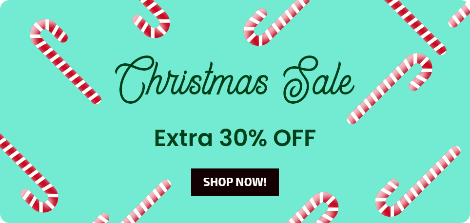 Christmas Sale - Extra 30% OFF